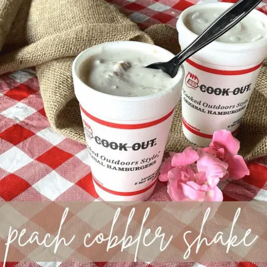 Peach Cobbler Milkshake 